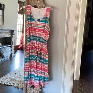 Pink blush maternity dress NWT